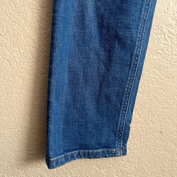 Boden The Cavendish Girlfriend Women's Blue Denim Jeans Size US 8R patched loop - Picture 6 of 6